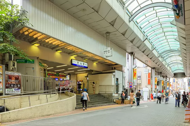大山駅周辺の様子