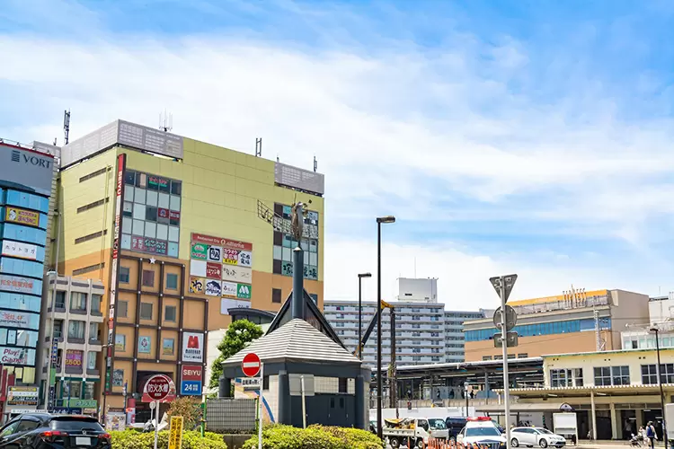 新小岩駅周辺の様子