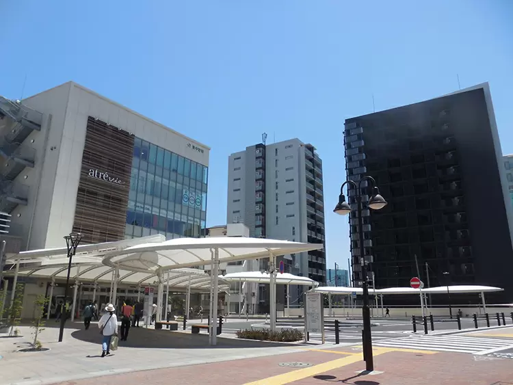 東中野駅周辺の様子