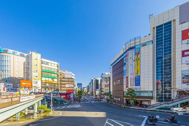 五反田駅周辺の様子