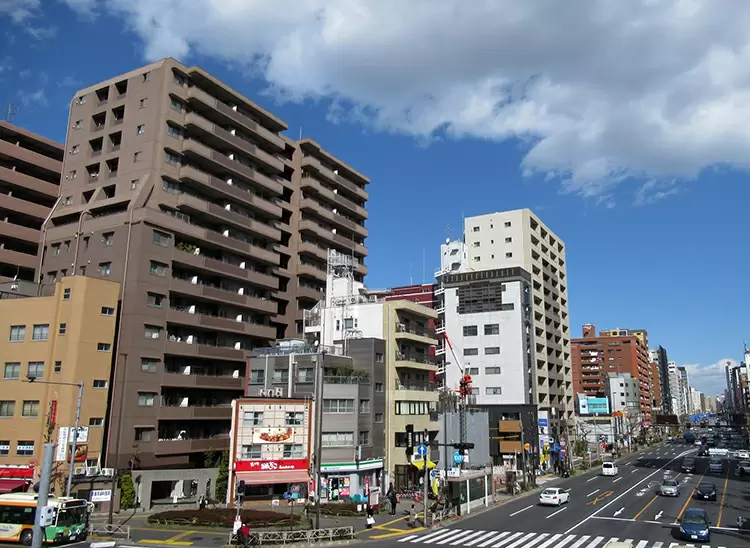 入谷駅周辺の様子