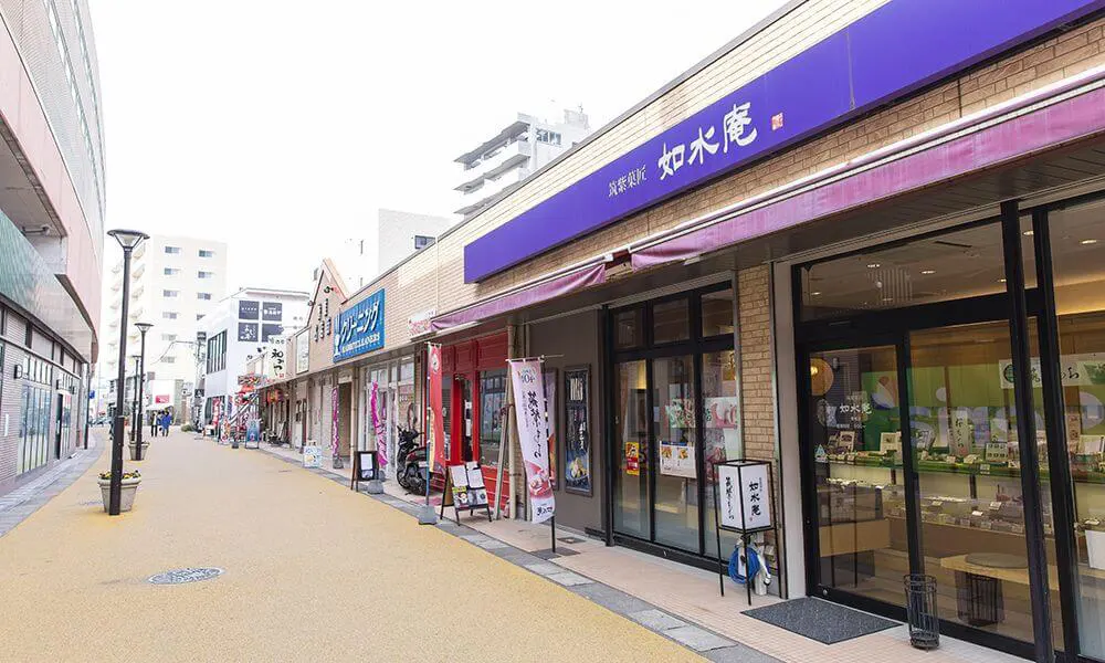 商店街が充実した香椎駅前