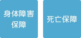 身体障害保障　死亡保障