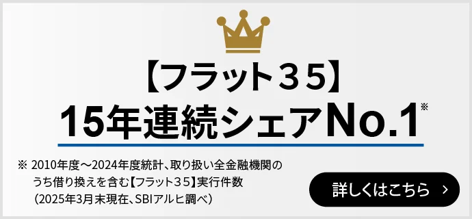 【フラット35】15年連続シェアNo.1